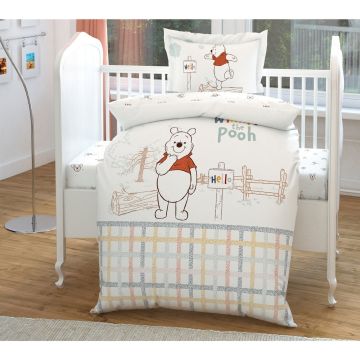 Taç Disney Home - Winnie The Pooh & Enjoy ranforce bebek nevresim takımı (lisansli)