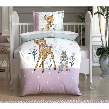 Taç Disney Home - Bambi ranforce bebek nevresim takımı (lisansli)