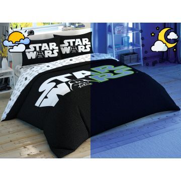 Taç Disney Home - Star Wars Glow ranforce çift kişilik nevresim takımı (lisansli)